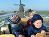 Met de bolderwagen naar de molen